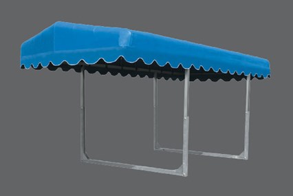 Rail System & Narrow Pontoon Canopy